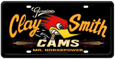 Clay Smith Cams Kennzeichen in schwarz