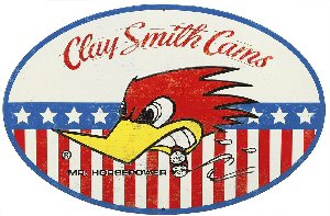 Clay Smith Cams Logo mit Stars and Stripes